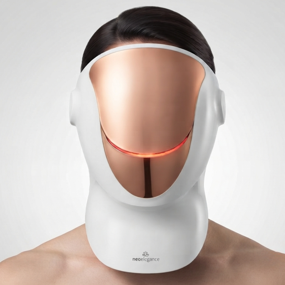 LUMIDERMA LED Face & Neck Mask with Red, Blue & Near-Infrared Light