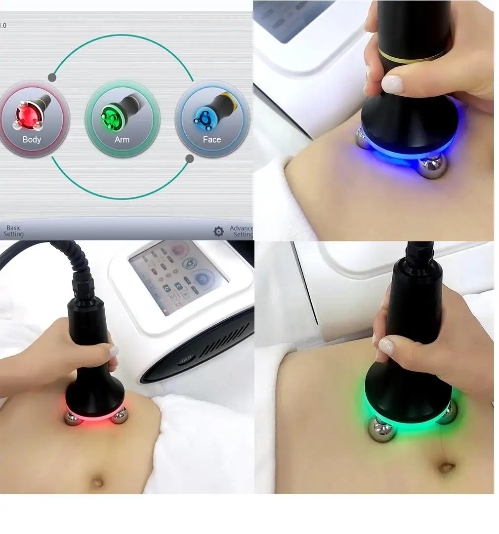 Neo Elegance neo smart wave radiofrequency device with LED light therapy rotating probes