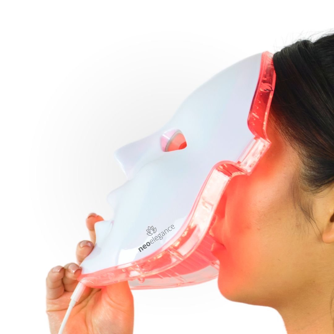 IGLOW Tri-colour LED Light Therapy Face Mask - Neo Elegance Ltd