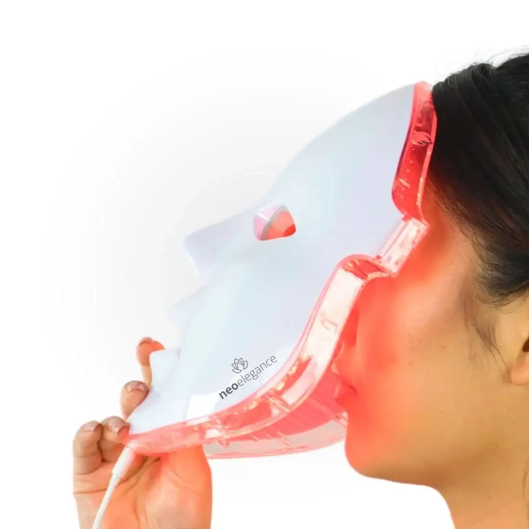 IGLOW Tri-colour LED Light Therapy Face Mask - Neo Elegance Ltd