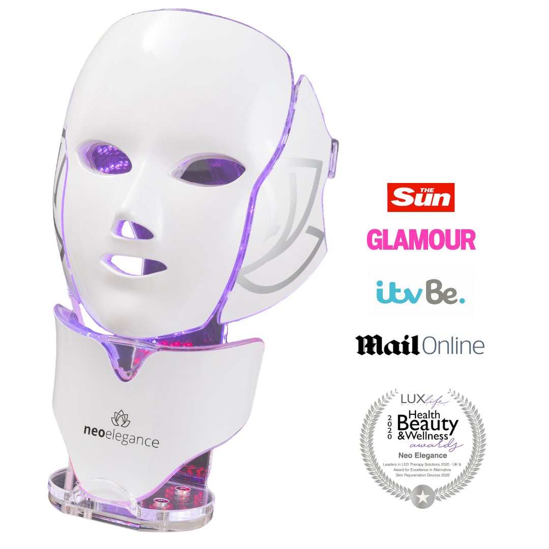 Illumination LED Light Therapy Face & Neck Mask - Neo Elegance Ltd