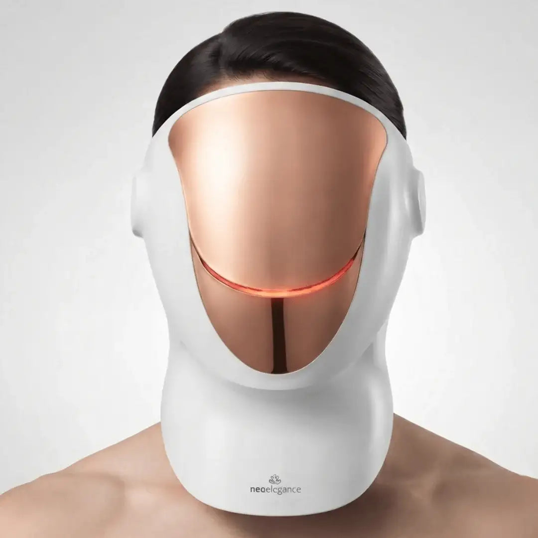 LUMIDERMA LED Face & Neck Mask with Red, Blue & Near-Infrared Light - Neo Elegance