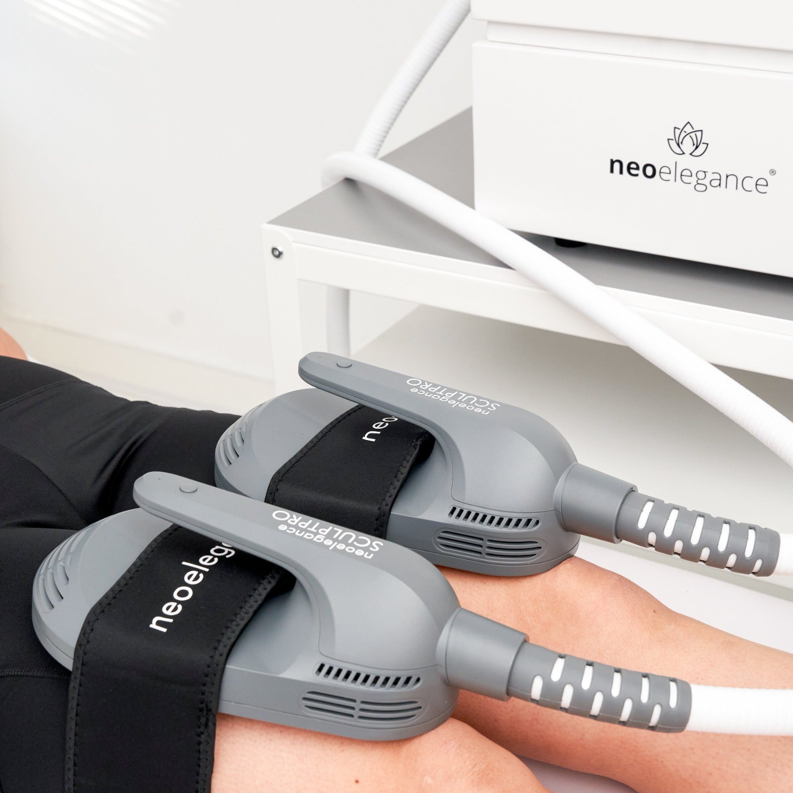 Neo Body SculptPro From Neo Elegance in use for thigh weight loss and toning