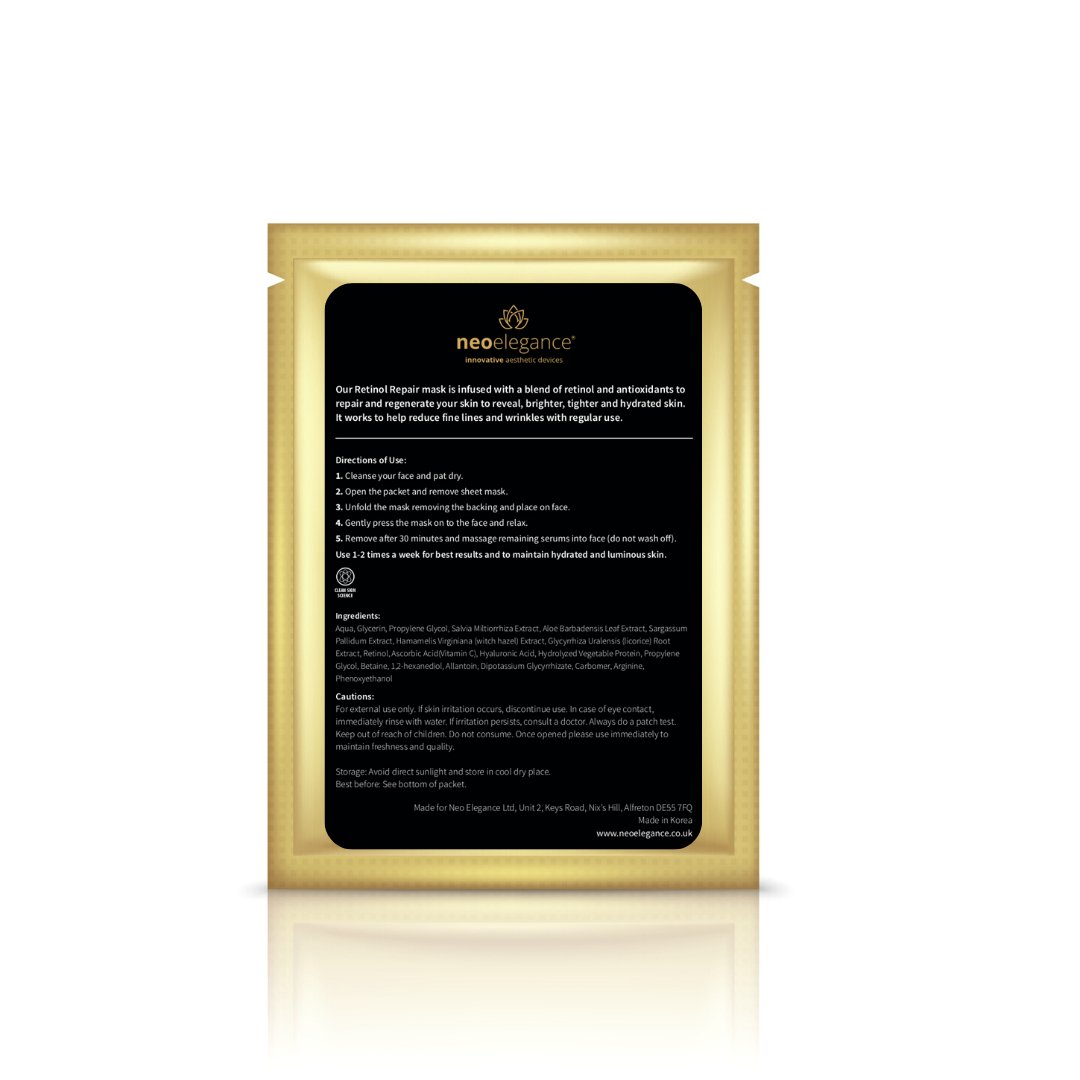 Retinol Repair Sheet Mask (Pack of 10 | 20) - Neo Elegance Ltd