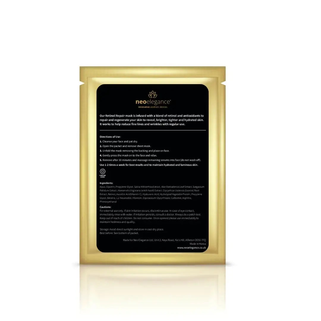 Retinol Repair Sheet Mask (Pack of 10 | 20) - Neo Elegance Ltd