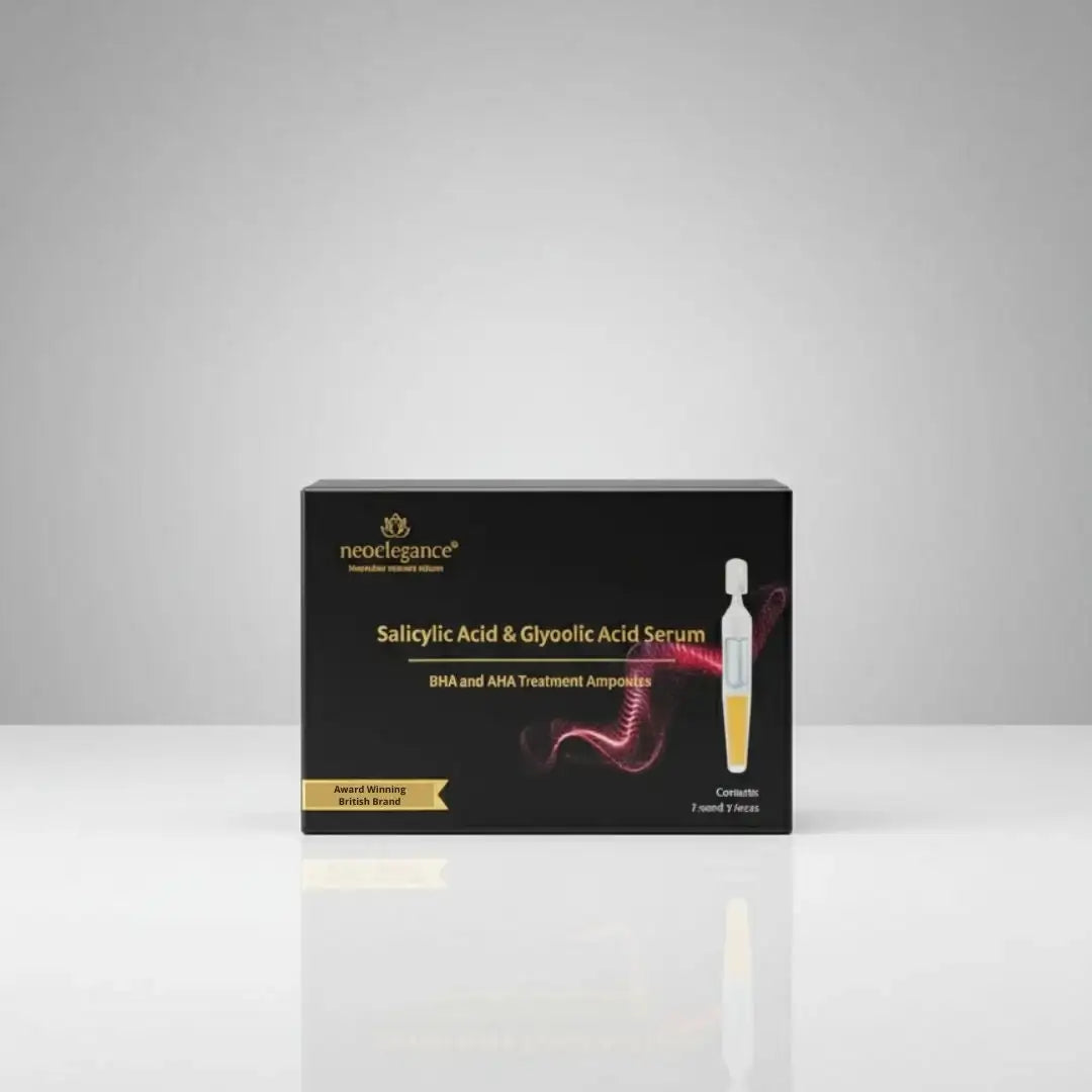 Salicylic & Glycolic Acid Serum Ampoules – Exfoliating & Brightening Treatment - Neo Elegance