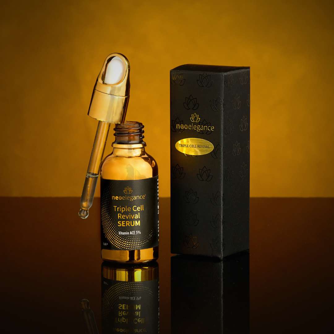 Triple Cell Revival Serum 30ml - Infused with Vitamin A, C, E - Neo Elegance Ltd