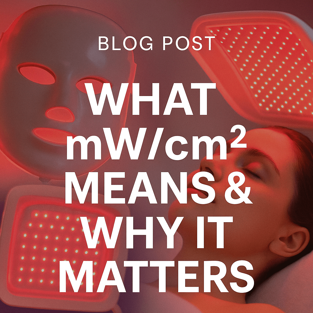 What mW/cm² Means & Why It Matters in LED Light Therapy - Neo Elegance