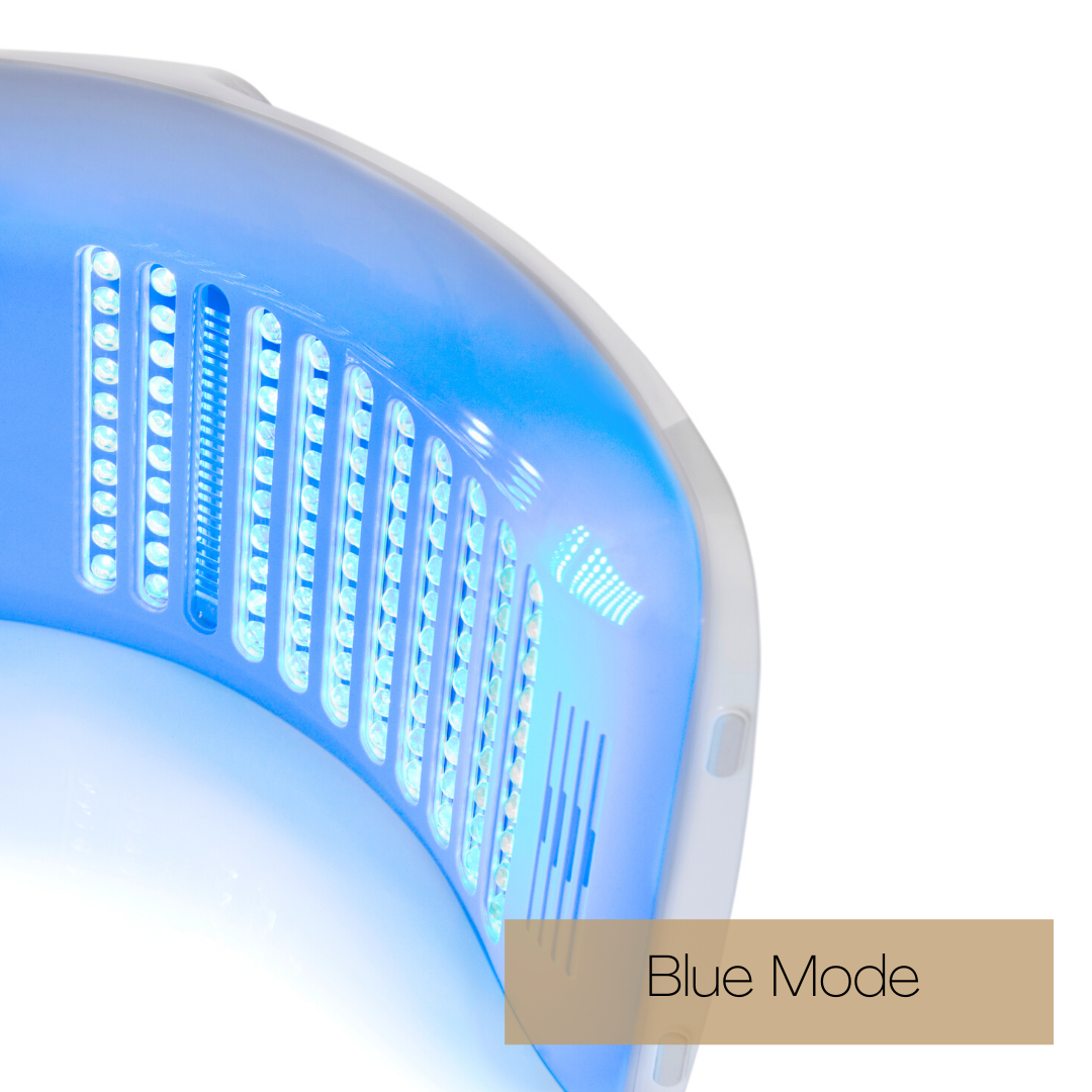 Blue LED light therapy in lumineo