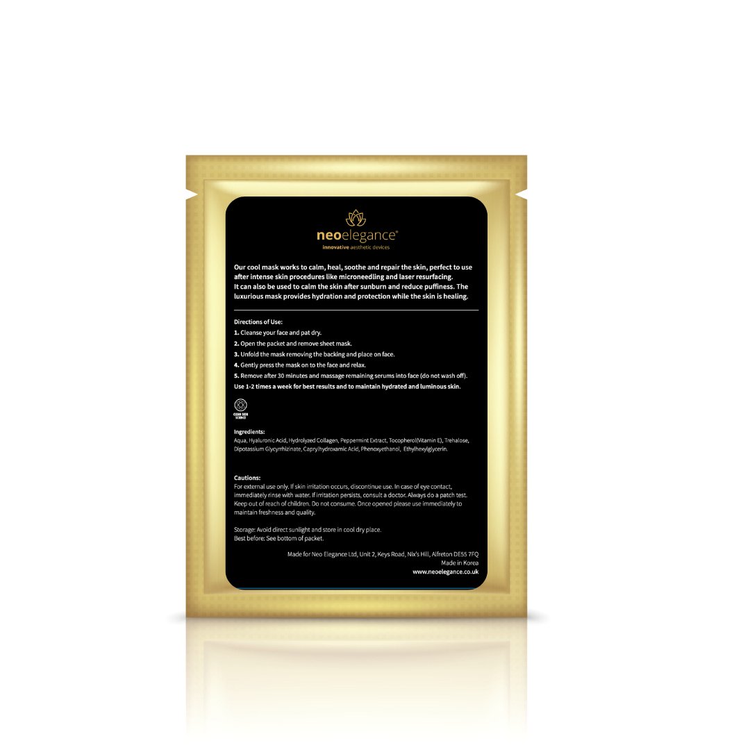 Cooling Menthol Recovery Sheet Mask - Hydrating &amp; Soothing - Neo Elegance Ltd