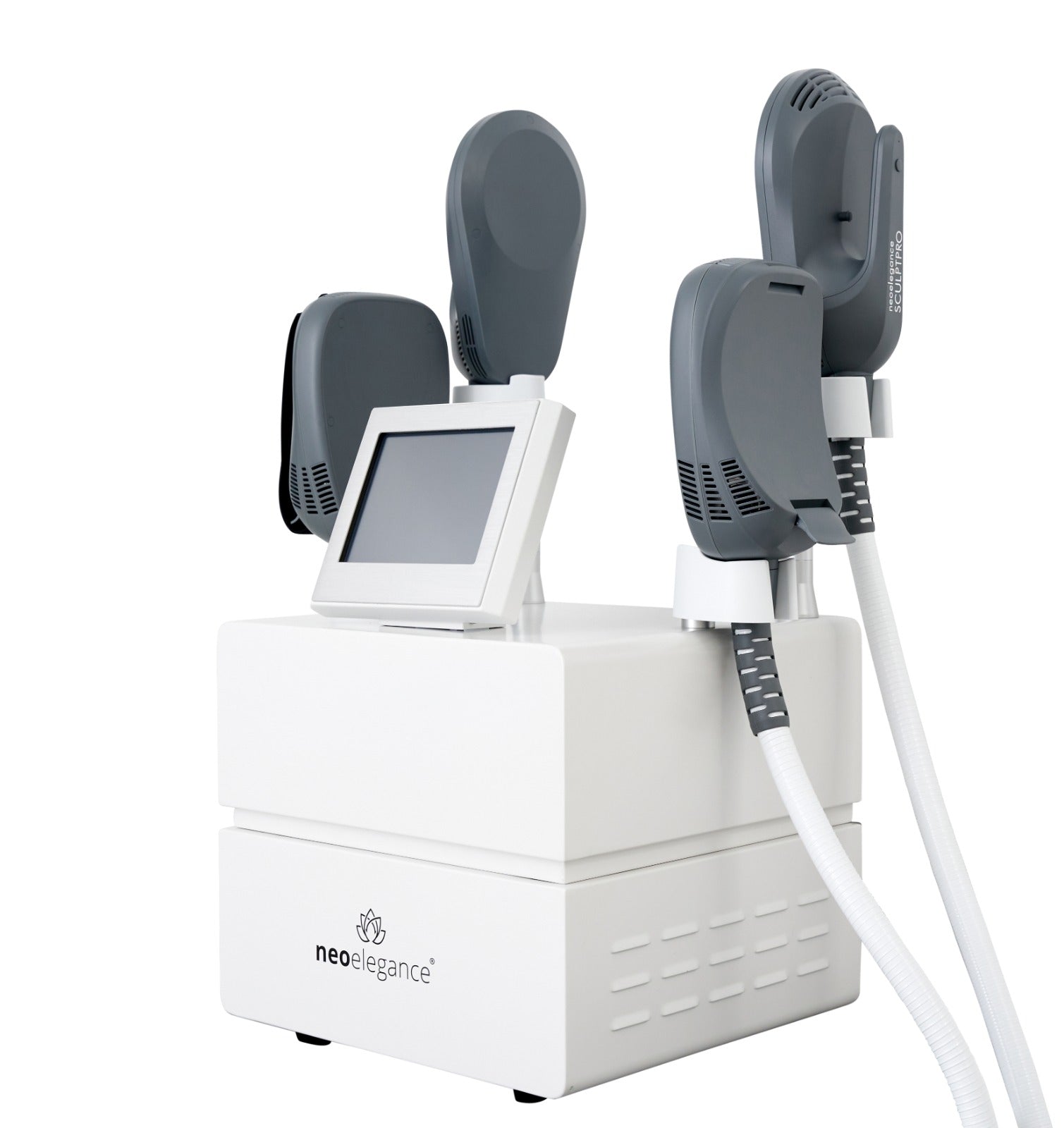 A view of the four probes used in the Neo Body SculptPro from Neo Elegance