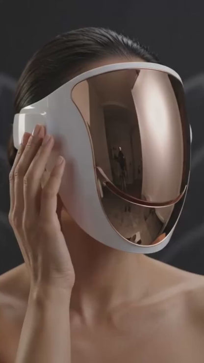 LUMIDERMA LED Face &amp; Neck Mask with Red, Blue &amp; Near-Infrared Light