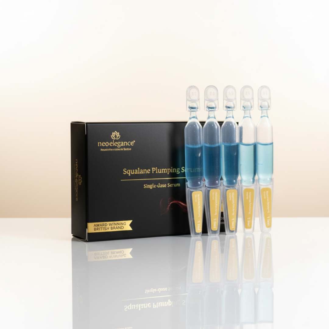 Squalane Plumping Serum Ampoules – Deep Hydration &amp; Skin Firming - Neo Elegance
